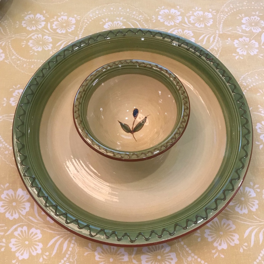Sur La Table Chip/Vegetable & Dip 3 Piece Set